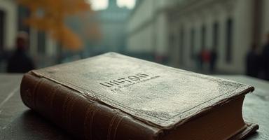 Eesti ajaloo raamat vana Tallinna taustal