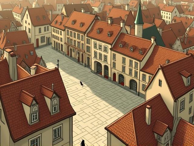 Kaart, mis näitab Aegade Raamatu asukohta Tallinna vanalinnas, Pika Jala tänaval.